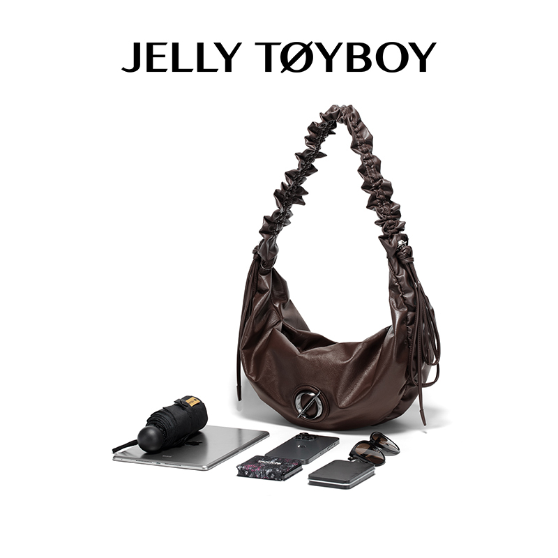 JTB Cloud Bag for Women 2025 NewSpring Summer Large CapacityCrossbody Dumpling Bag Fashion SoftLeather Underarm Shoulder Bag SpringTok