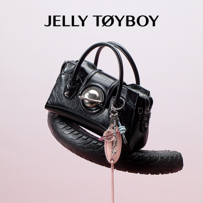 Jellytoyboy Women's New Commuter Light Luxury Niche Black Handbag | JTB Galaxy Bag