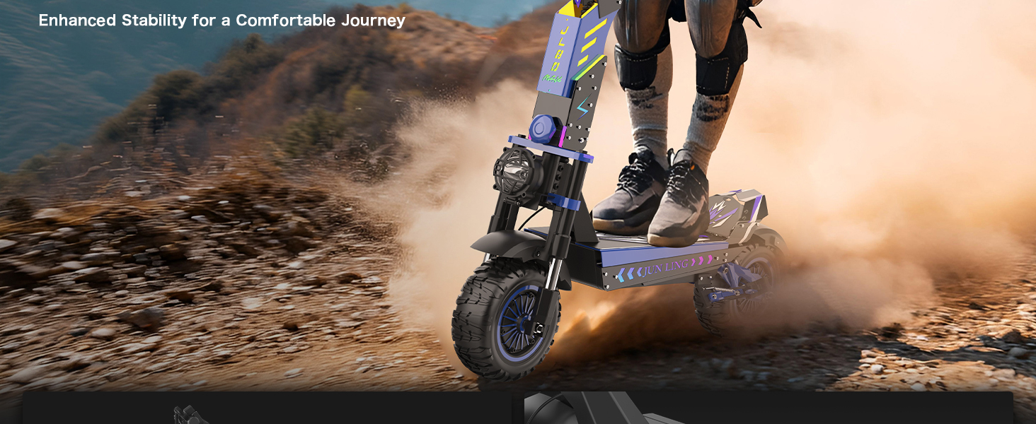 Reddydy JL80 Off-Road Electric Scooter 6000W Dual Motor Up to 50