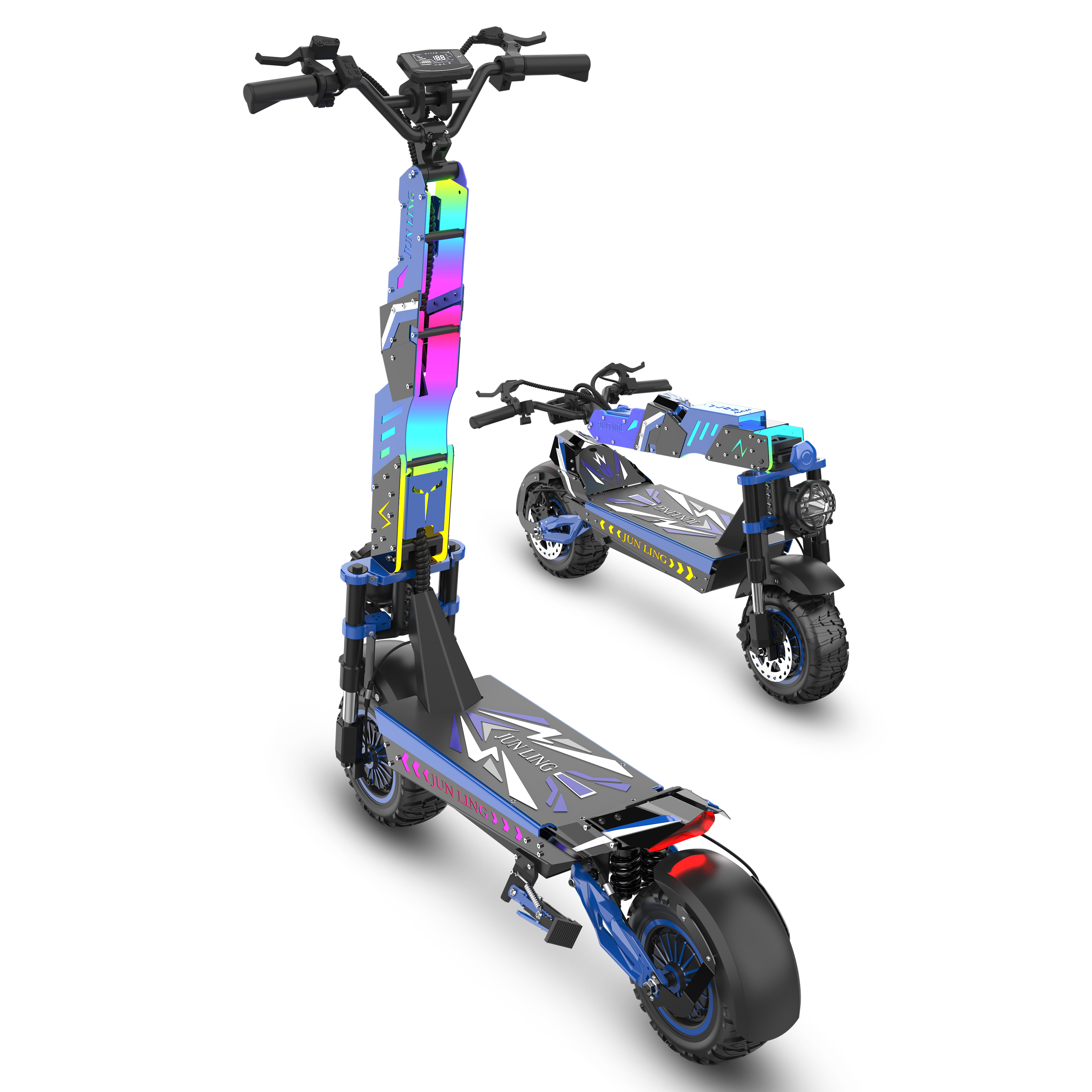 Reddydy JL80 Off-Road Electric Scooter 6000W Dual Motor Up to 50 miles of range 12-Inch Tires