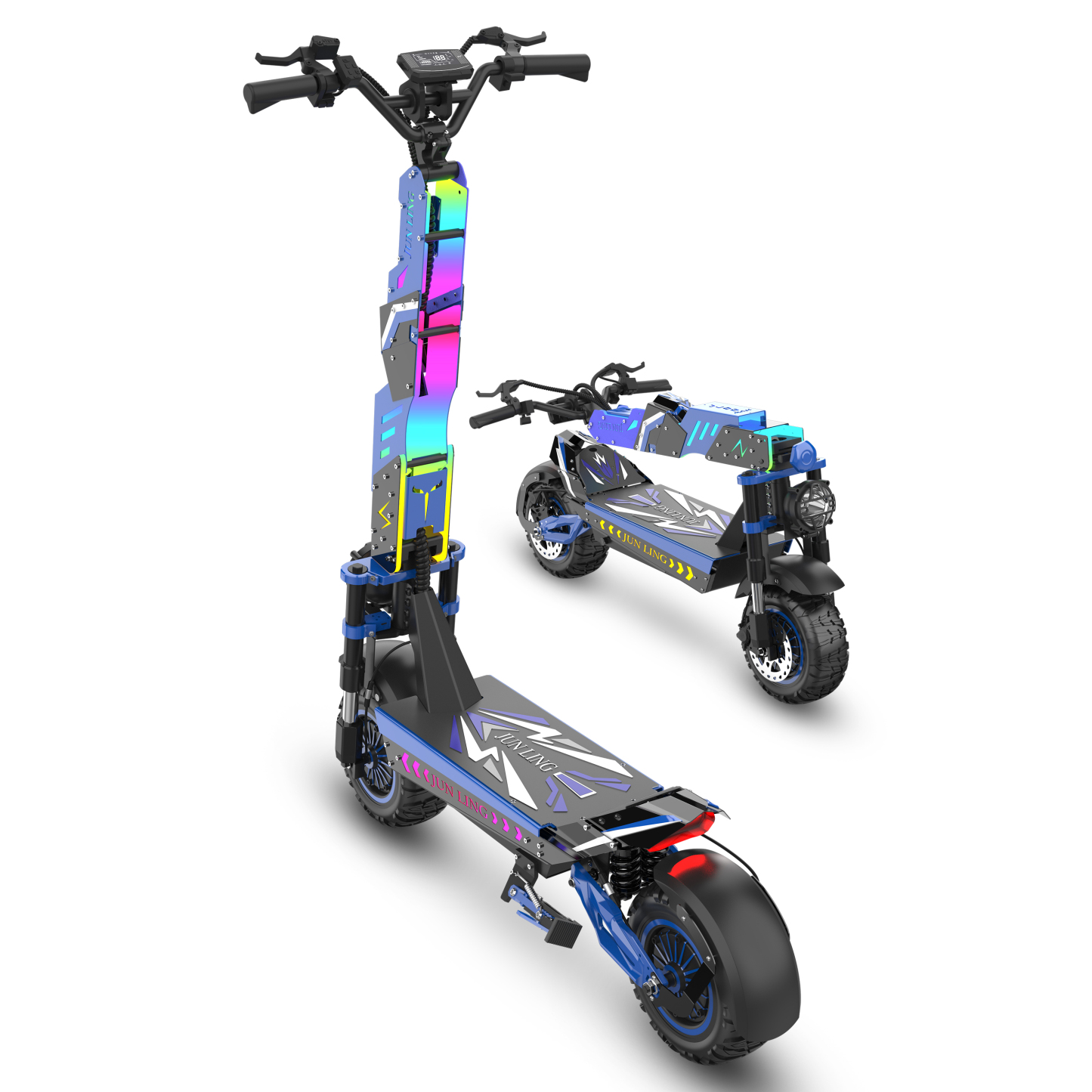 Reddydy JL80 Off-Road Electric Scooter 6000W Dual Motor Up to 50 miles of range 12-Inch Tires