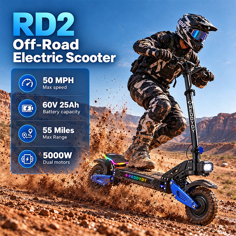 REDDYDY RD2 Dual-Motor Off-Road Electric Scooter