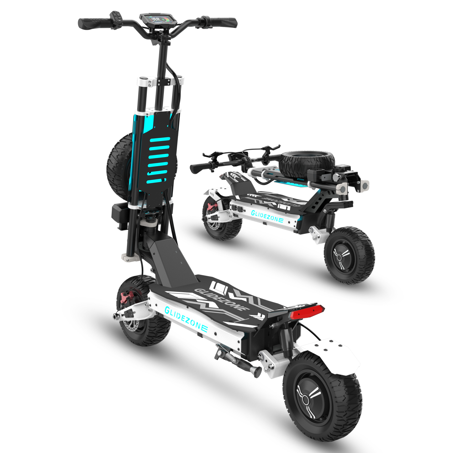 Reddydy GD83 Electric Scooter,50MPH High Speed & 60 Miles Range,Dual Motor, 60V 30Ah Battery