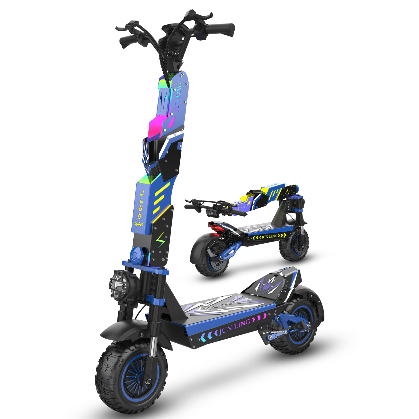 Reddydy JL80 Off-Road Electric Scooter 6000W Dual Motor Up to 50 miles of range 12-Inch Tires