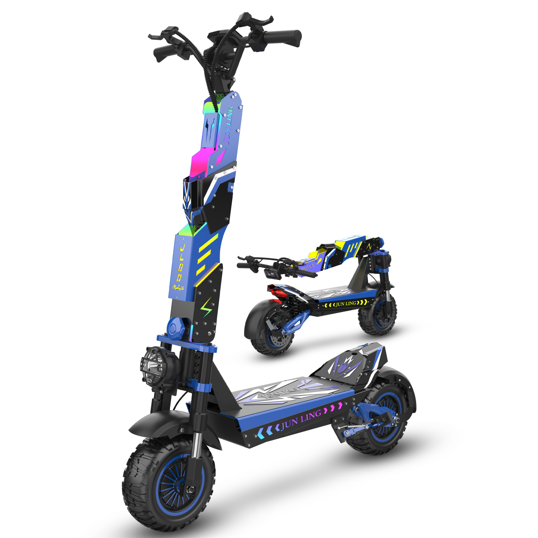 Reddydy JL80 Off-Road Electric Scooter 6000W Dual Motor Up to 50 miles of range 12-Inch Tires