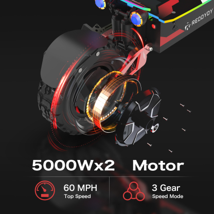 RD6 10000W Dual Motor Off-Road E-Scooter