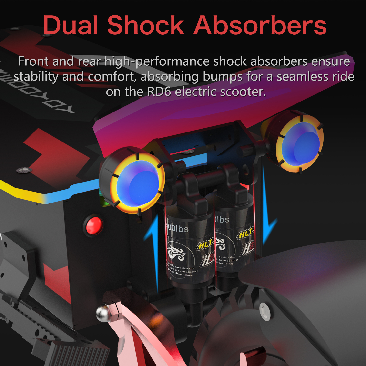 RD6 10000W Dual Motor Off-Road E-Scooter