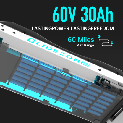 Reddydy GD83 Electric Scooter,50MPH High Speed & 60 Miles Range,Dual Motor, 60V 30Ah Battery