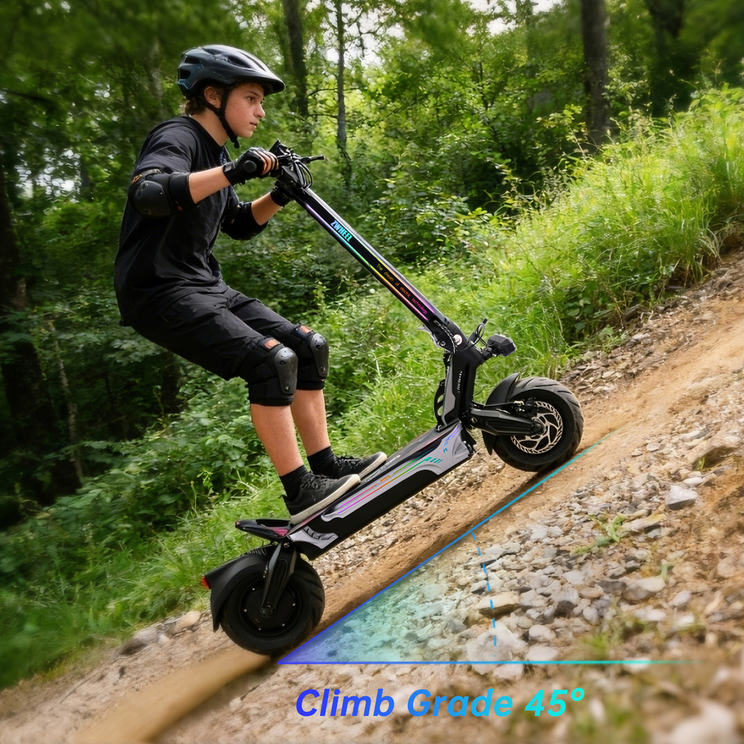 GT1 Smart Dual-Motor Off-Road Electric Scooter