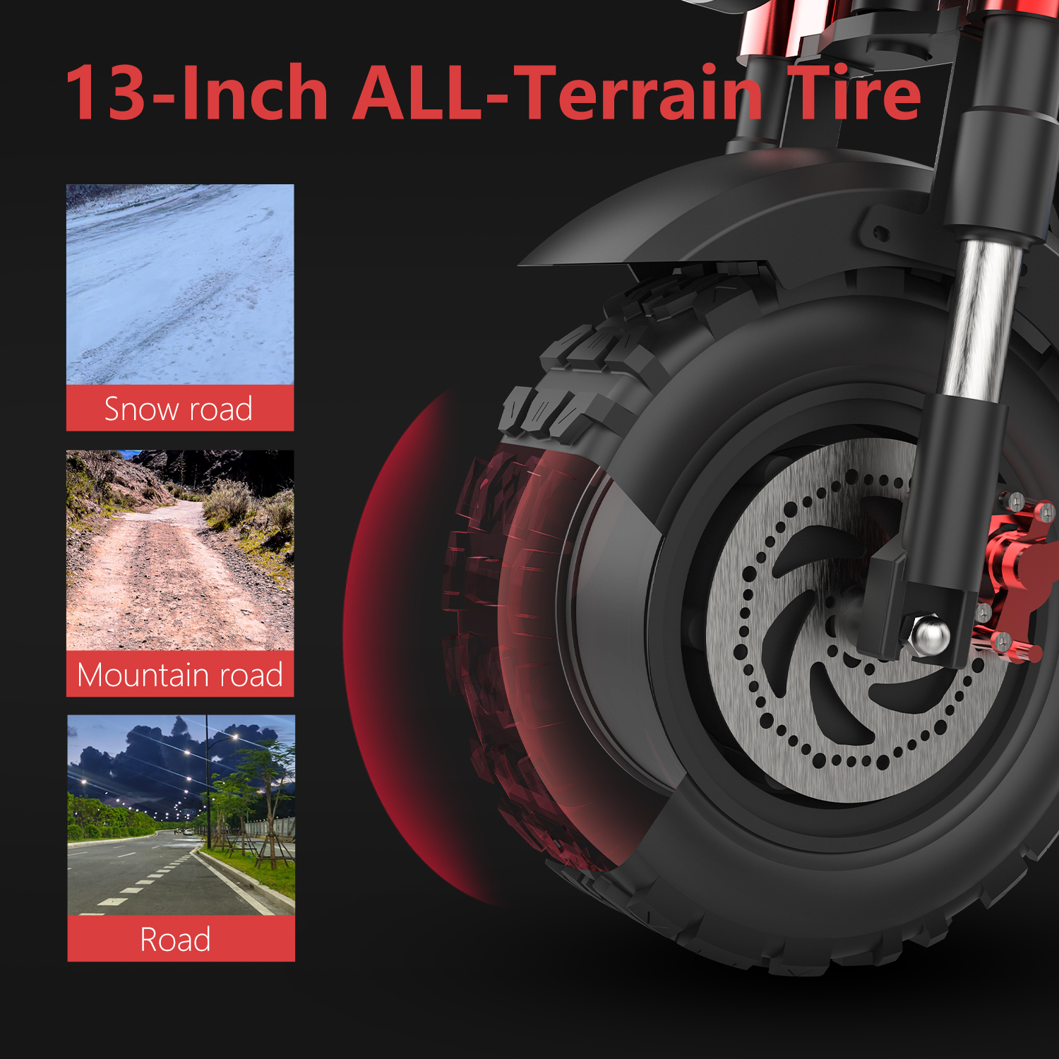 RD6 10000W Dual Motor Off-Road E-Scooter