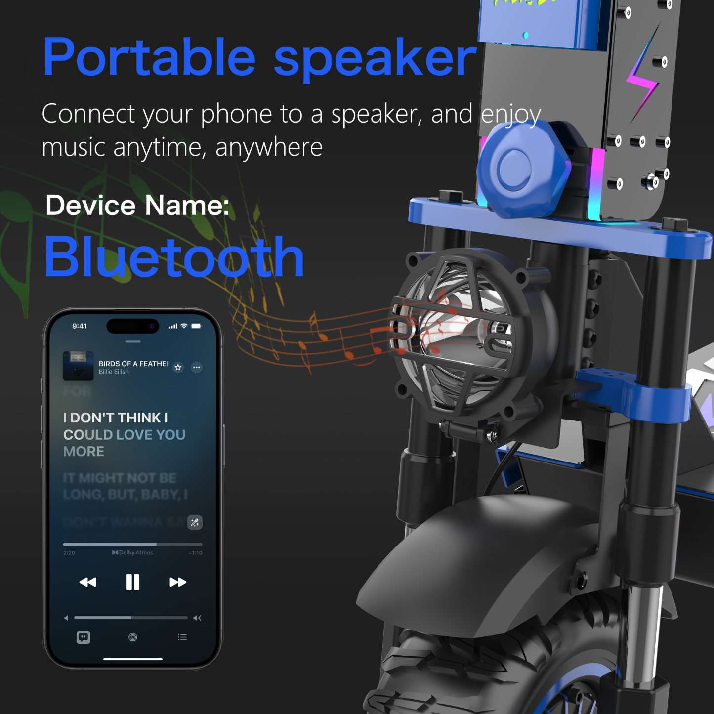 Reddydy JL80 Off-Road Electric Scooter 6000W Dual Motor Up to 50 miles of range 12-Inch Tires