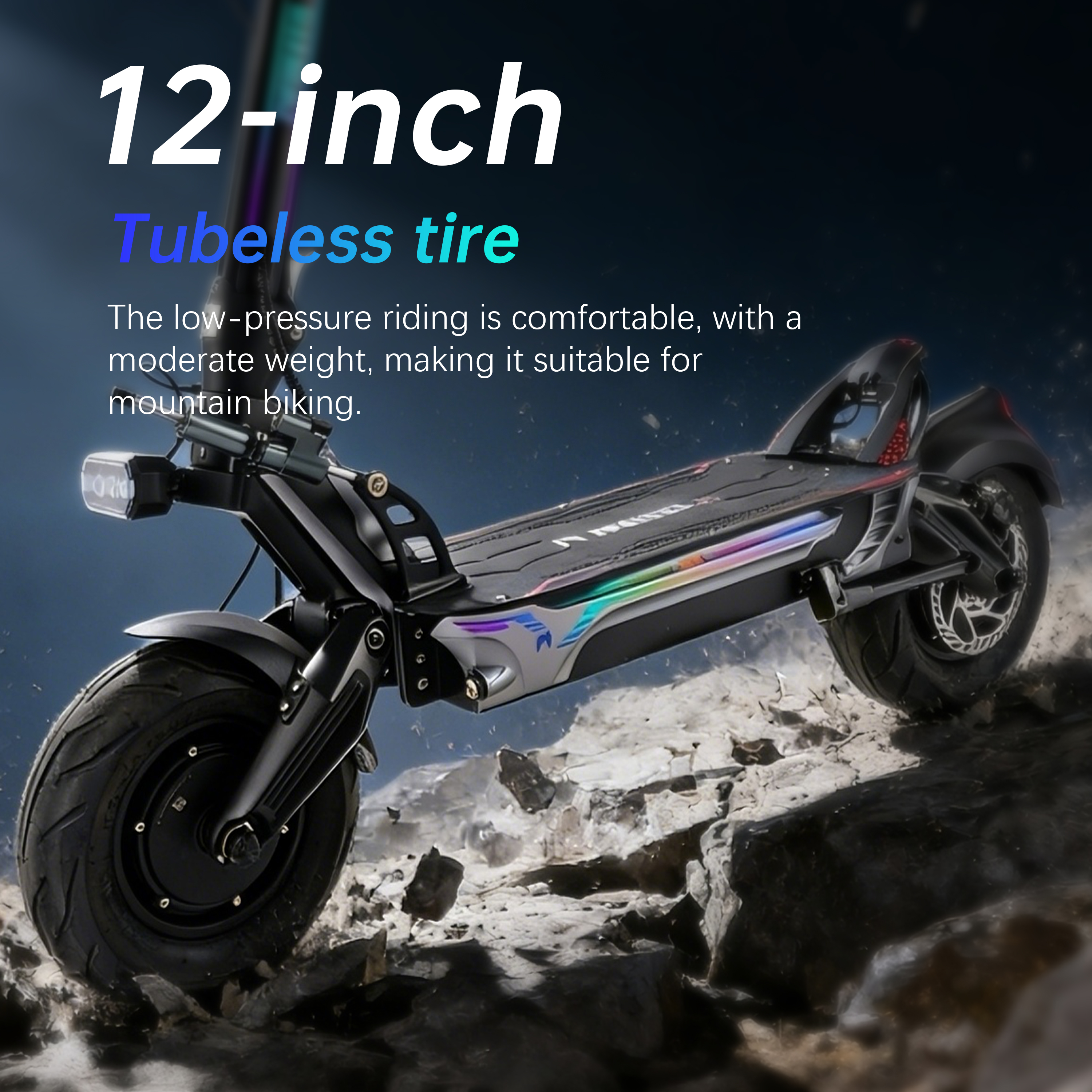 GT1 Smart Dual-Motor Off-Road Electric Scooter