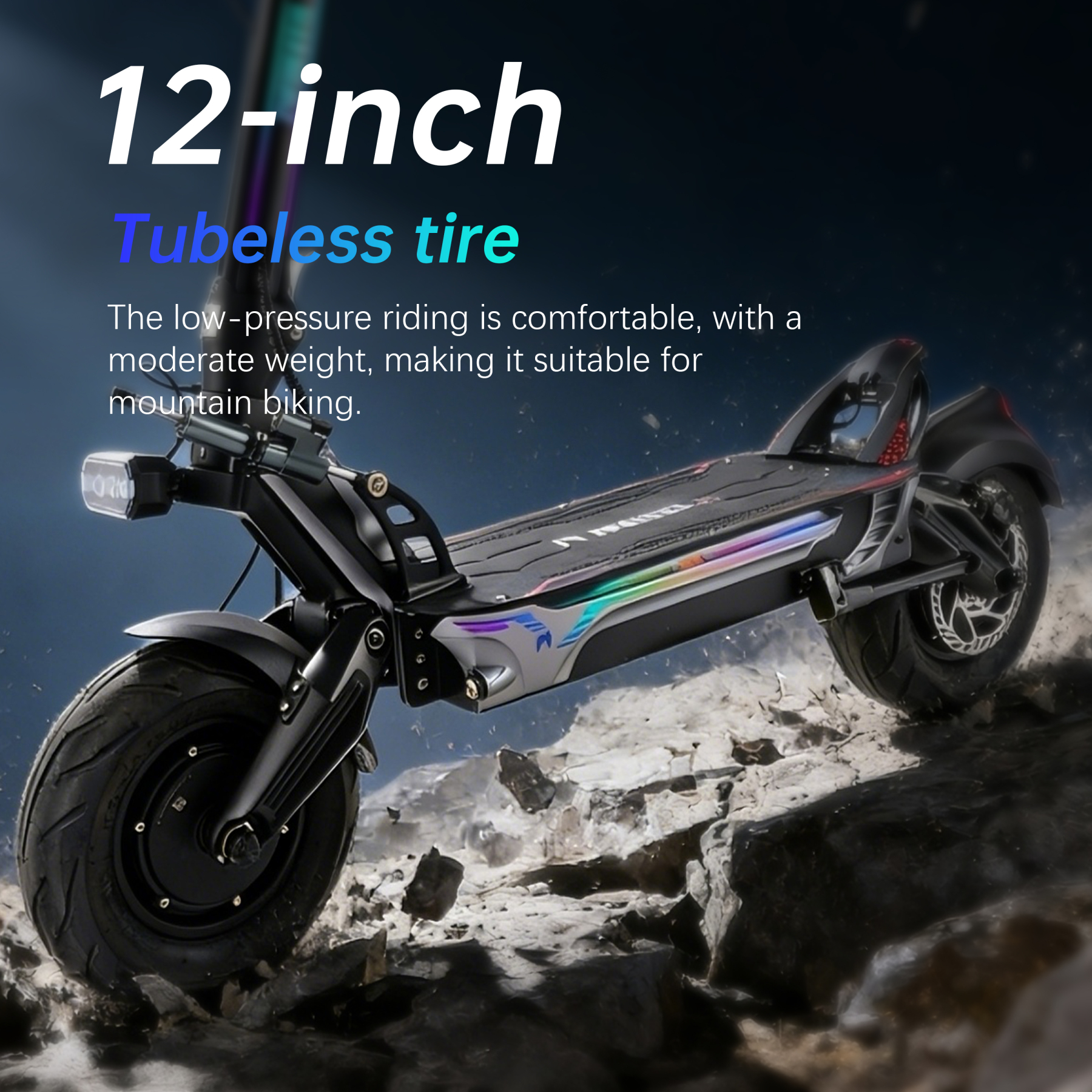 GT1 Smart Dual-Motor Off-Road Electric Scooter