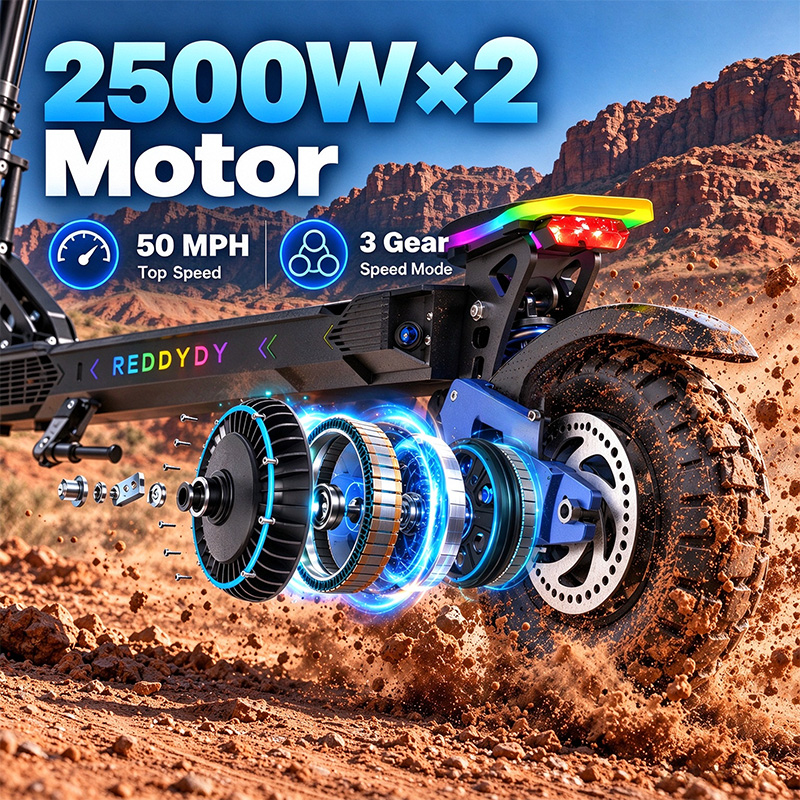 REDDYDY RD2 Dual-Motor Off-Road Electric Scooter