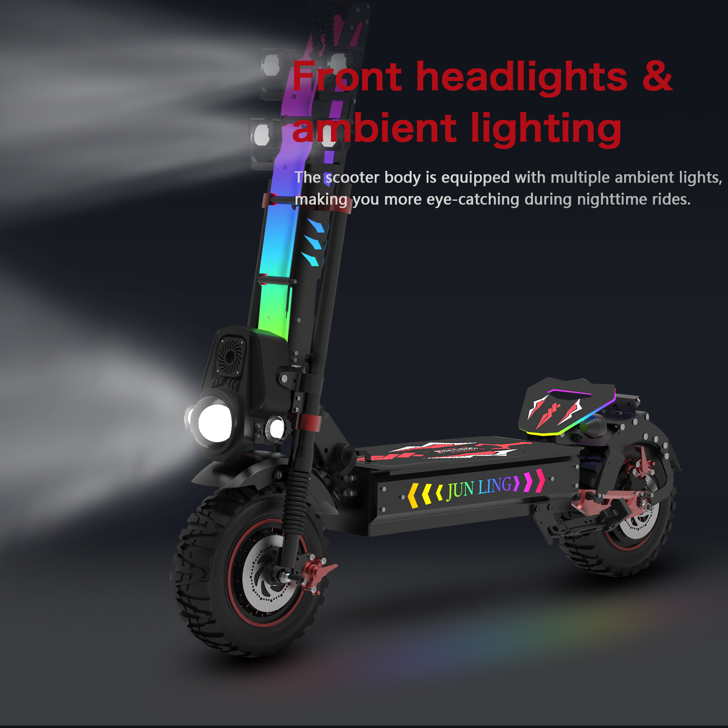 JL86 10000W Dual Motor Off-Road E-Scooter