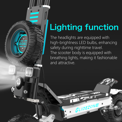 Reddydy GD83 Electric Scooter,50MPH High Speed & 60 Miles Range,Dual Motor, 60V 30Ah Battery