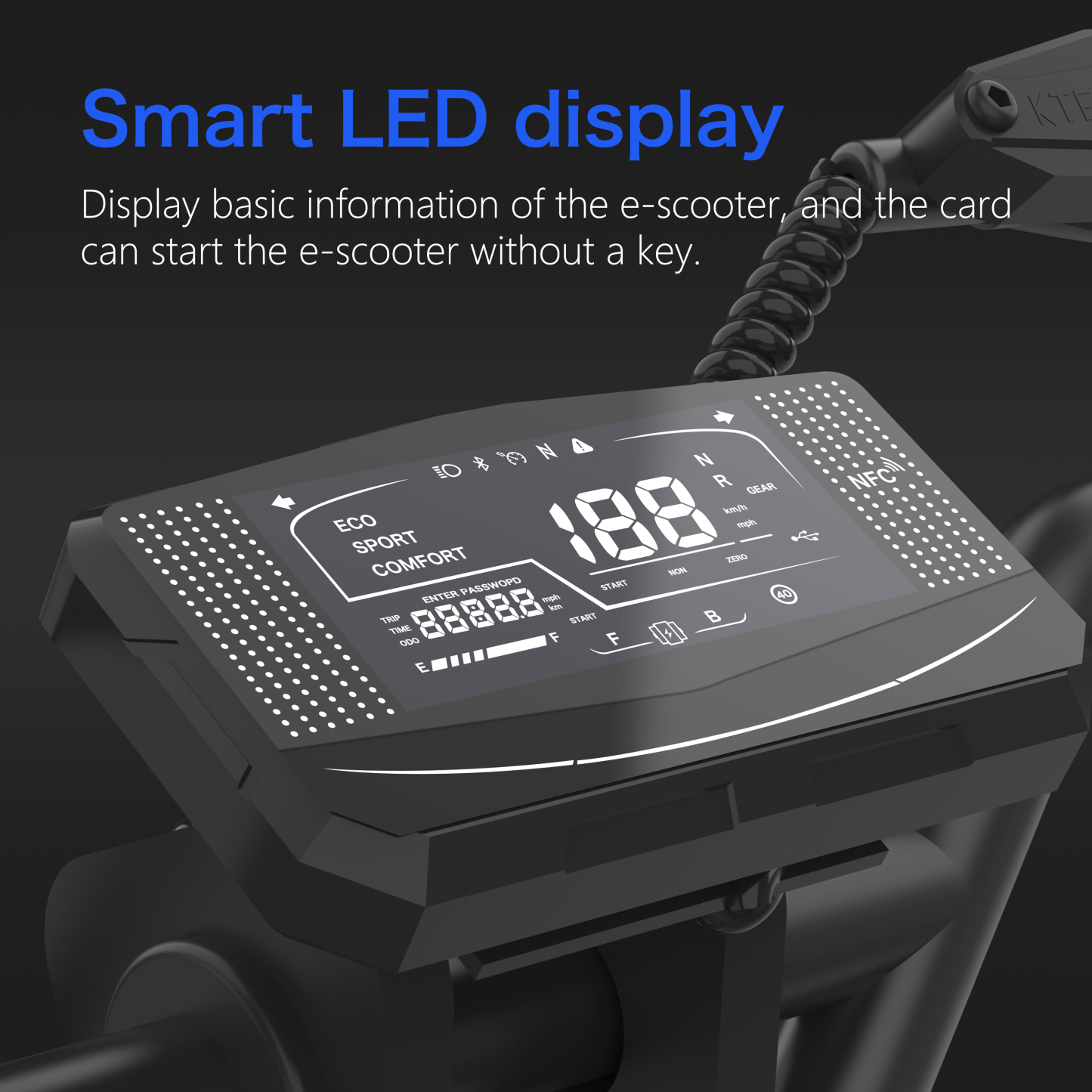 Reddydy JL80 Off-Road Electric Scooter 6000W Dual Motor Up to 50 miles of range 12-Inch Tires