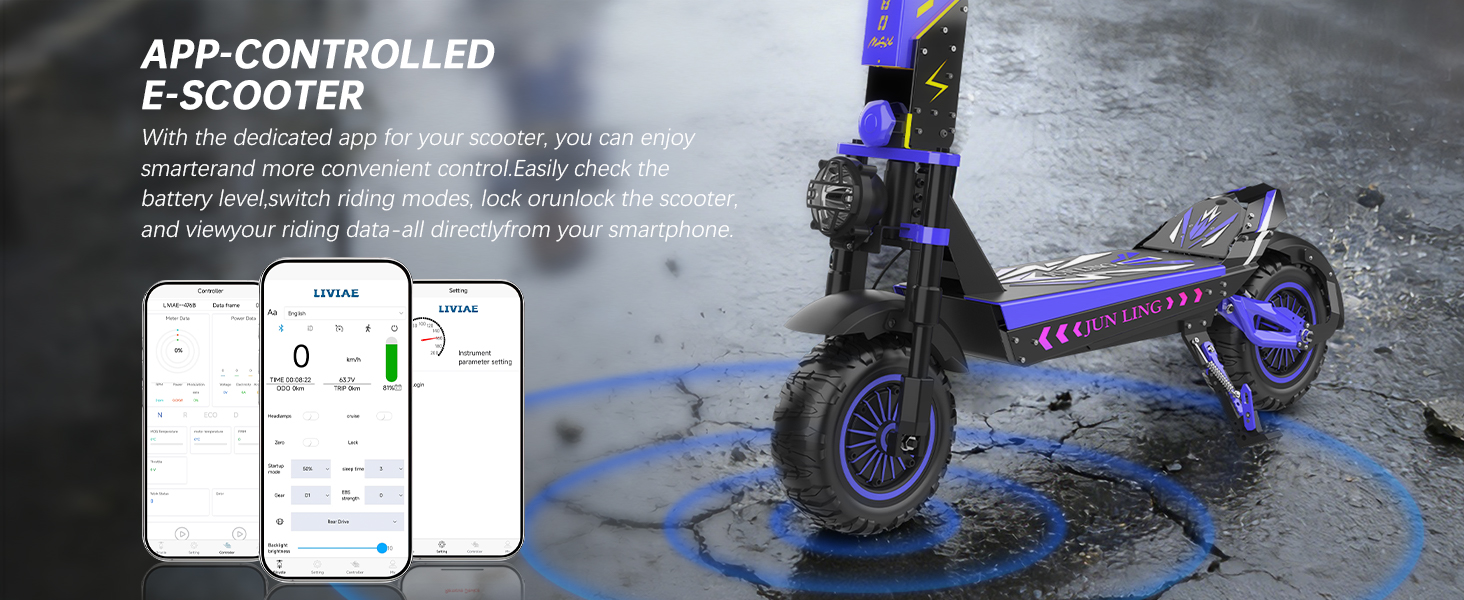 Reddydy JL80 Off-Road Electric Scooter 6000W Dual Motor Up to 50