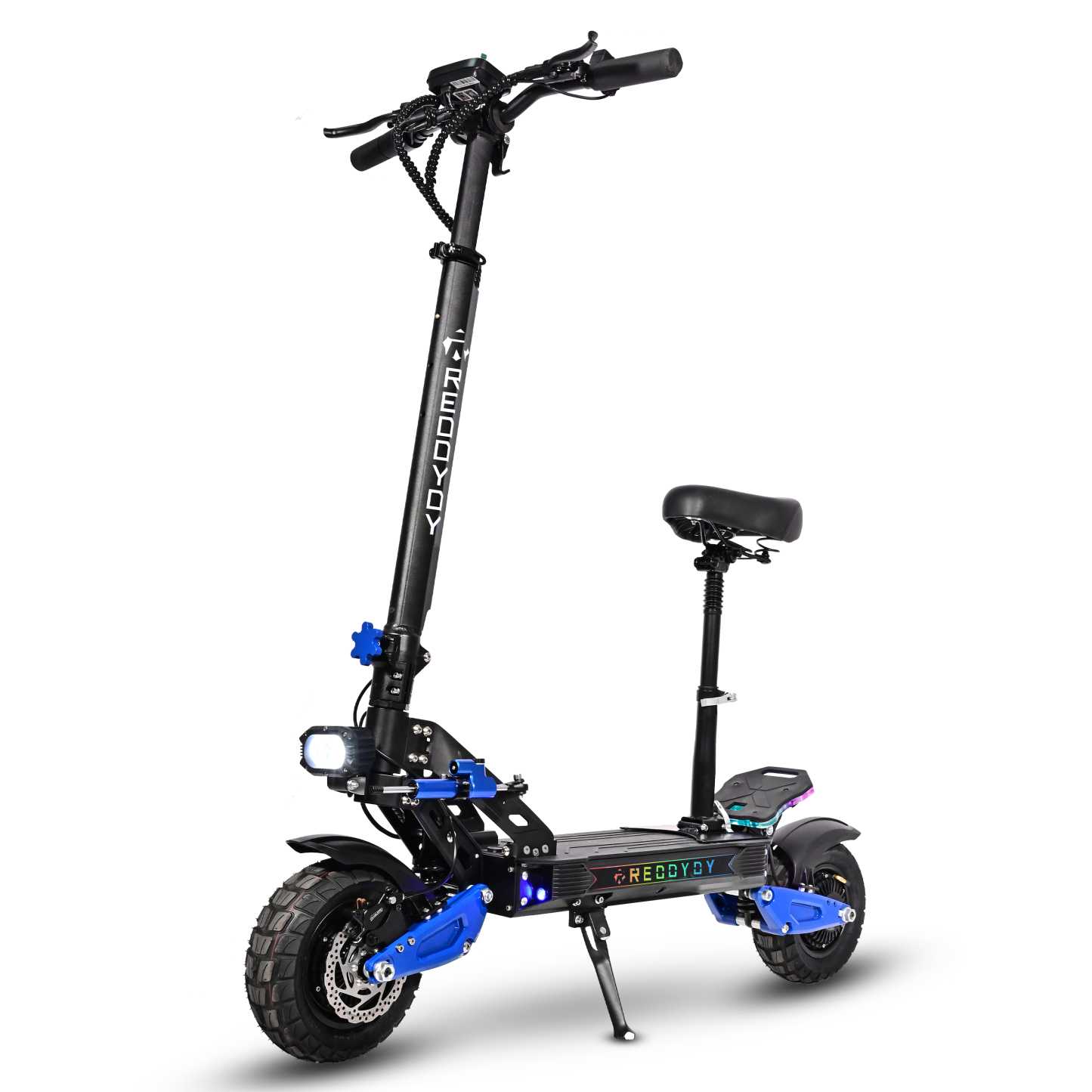 REDDYDY RD2 5000W Dual Motor Off-Road Electric Scooter 60V 25Ah 55-Mile Long Range and Smart APP Control 10.5-Inch Tires