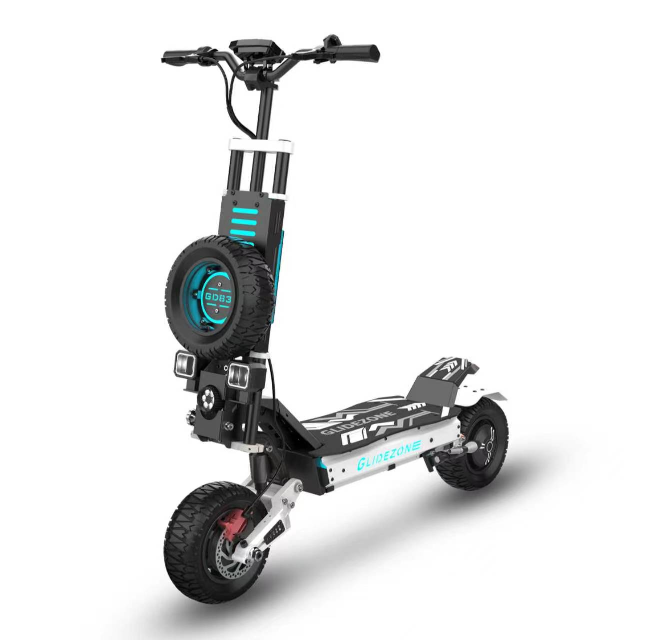 Reddydy GD83 Electric Scooter,50MPH High Speed & 60 Miles Range,Dual Motor, 60V 30Ah Battery