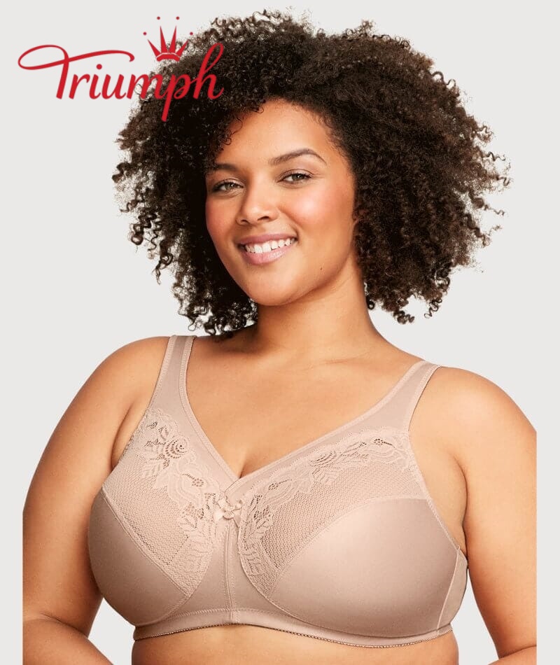 Triumph® 4-pak 🌸Wygodny, seksowny biustonosz koronkowy bez fiszbin
