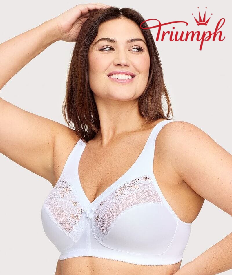 Triumph® 4-pak 🌸Wygodny, seksowny biustonosz koronkowy bez fiszbin