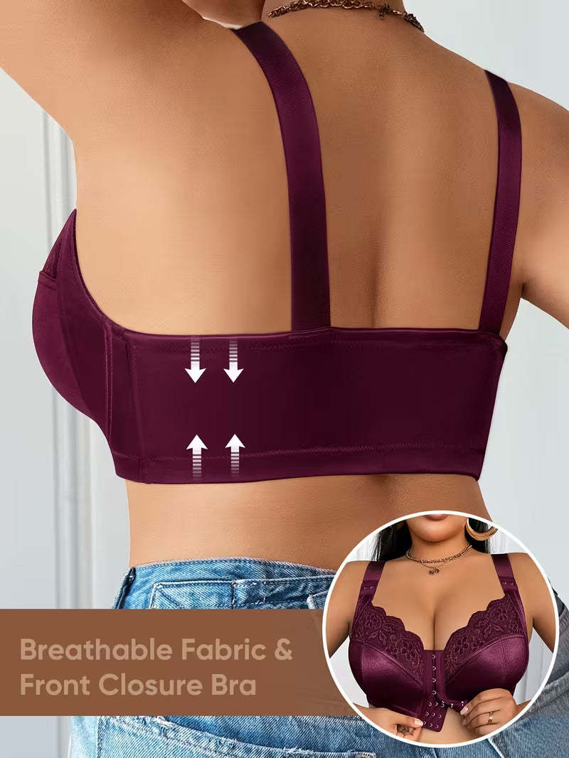 👙TRIUMPH – [4 szt.]🔥Biustonosz damski o pełnym pokryciu 50% dla kobiet o większych rozmiarach – Biustonosze dla kobiet o większych rozmiarach i wyrazistych proporcjach