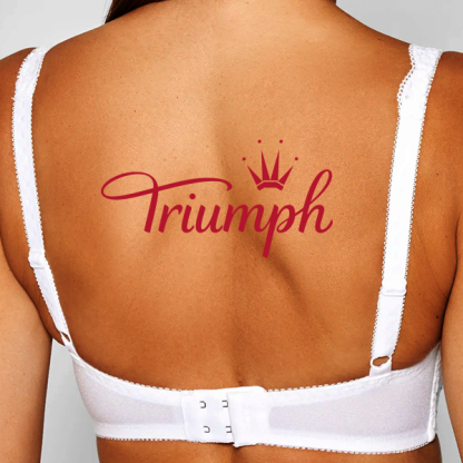 Triumph® 4szt✨💝Wygodny koronkowy biustonosz z kwiatowym haftem, duży rozmiar [75A-120F]