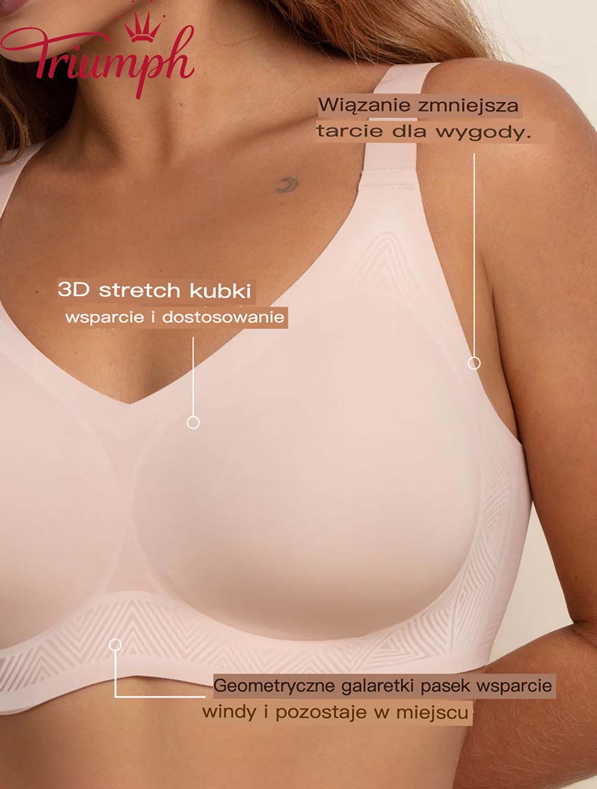 Biustonosz Triumph modelujący z głębokimi miseczkami 3D