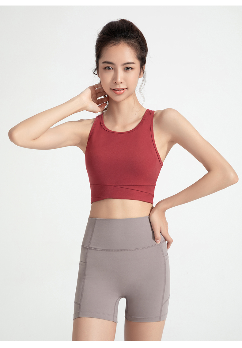 Women's Yellow Crop Tank Top & Gray High - Waisted Shorts Set - Activewear for Yoga, Fitness