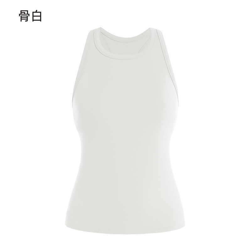 Women's Olive Green Racerback Tank Top - Slim Fit Yoga & Workout Shirt for Fitness