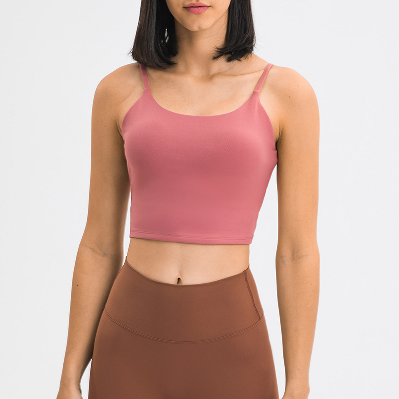 Orange Activewear Set for Women - Crop Tank Top and Pleated Skirt, Ideal for Tennis, Golf, and Everyday Wear