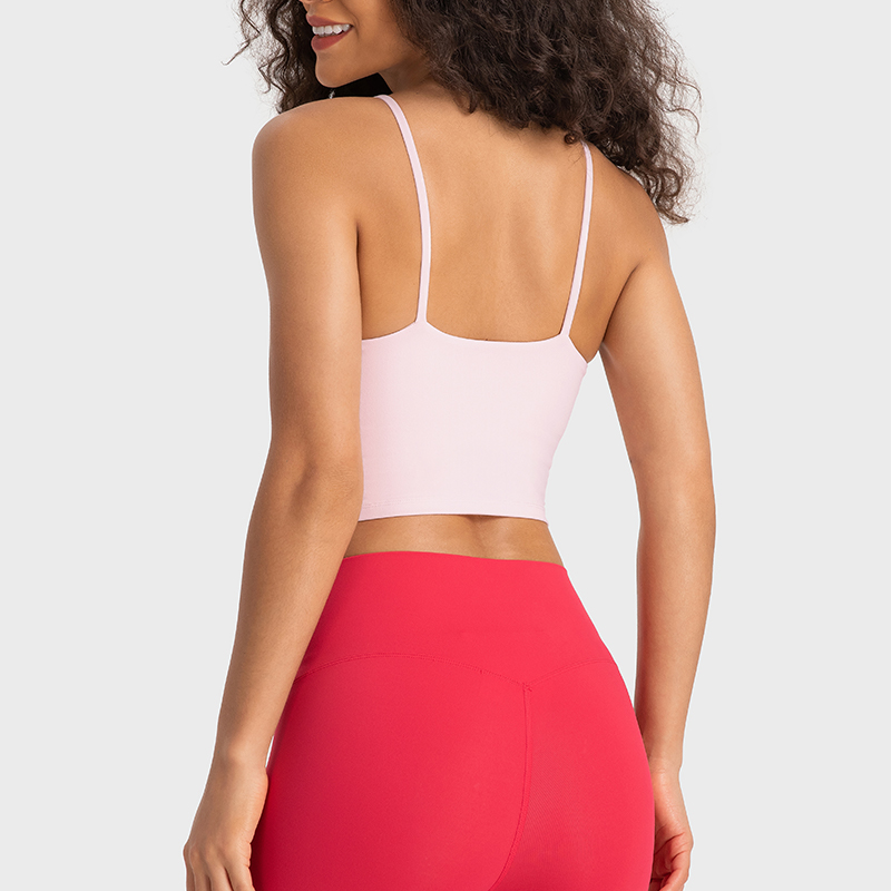 Orange Activewear Set for Women - Crop Tank Top and Pleated Skirt, Ideal for Tennis, Golf, and Everyday Wear