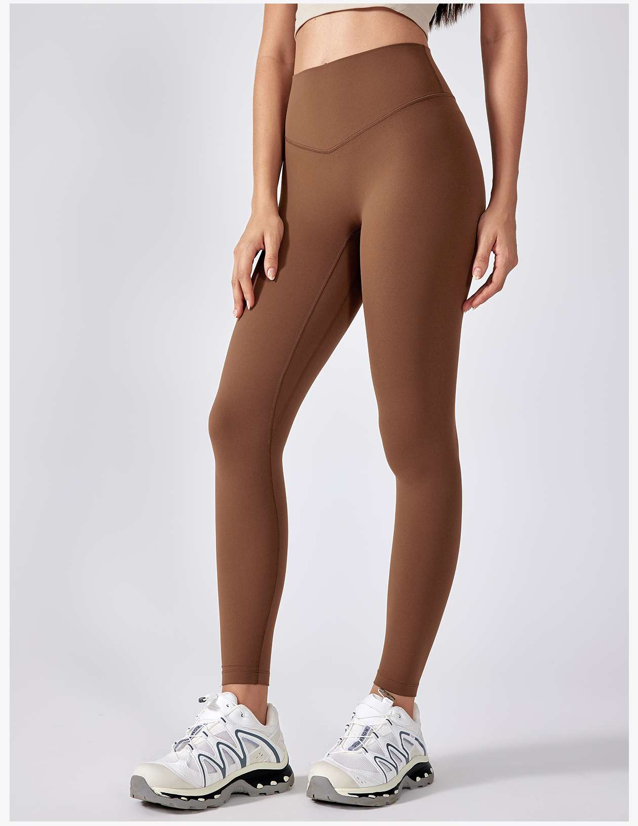 Women's High-Waisted Yoga Leggings, Buttery Soft Tummy Control Workout Pants with Elastic Waistband for Gym, Running, Fitness & Daily Wear