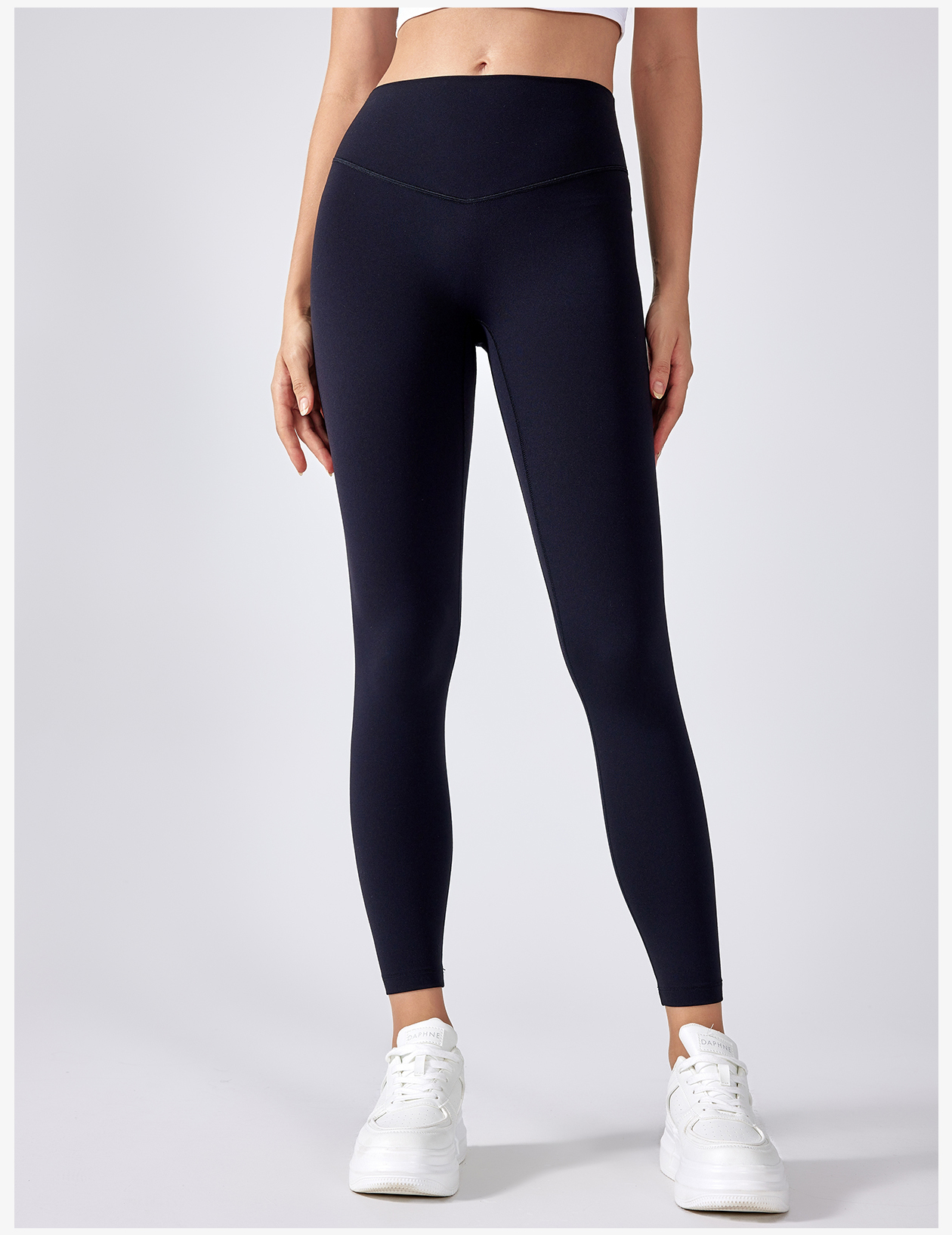 Women's High-Waisted Yoga Leggings, Buttery Soft Tummy Control Workout Pants with Elastic Waistband for Gym, Running, Fitness & Daily Wear