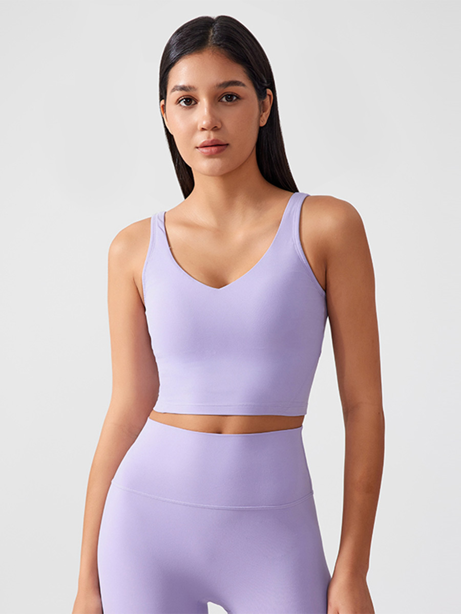 Women's Yoga Outfit Set - Sleeveless Crop Tank Top and High-Waisted Leggings for Gym, Workout, and Activewear - Solid Color Sports Set for Women