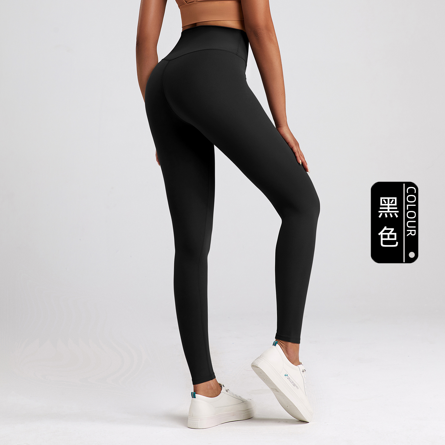 Women's High-Waisted Yoga Leggings - Olive Green, 80% Nylon 20% Lycra Spandex, Tummy Control for Yoga, Running, Pilates & Casual Wear