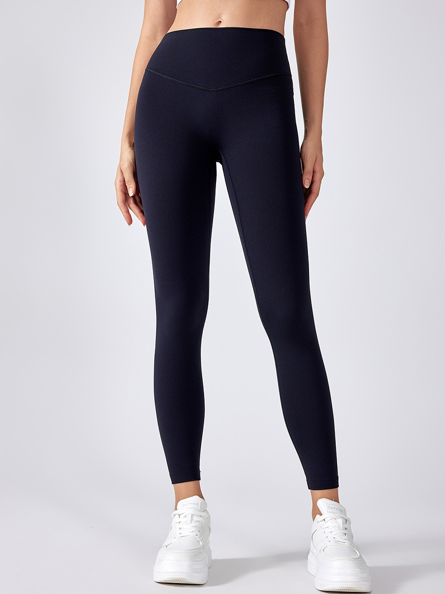 Women's High-Waisted Yoga Leggings, Buttery Soft Tummy Control Workout Pants with Elastic Waistband for Gym, Running, Fitness & Daily Wear