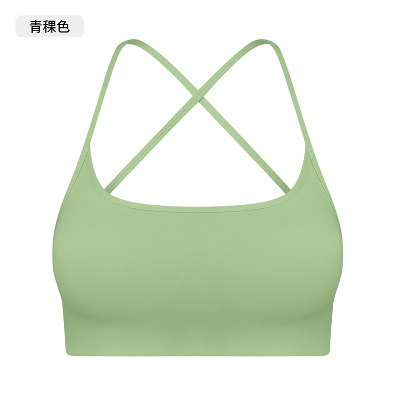 Women's Purple Strappy Sports Bra, Racerback Yoga Bra Top for Workout & Fitness