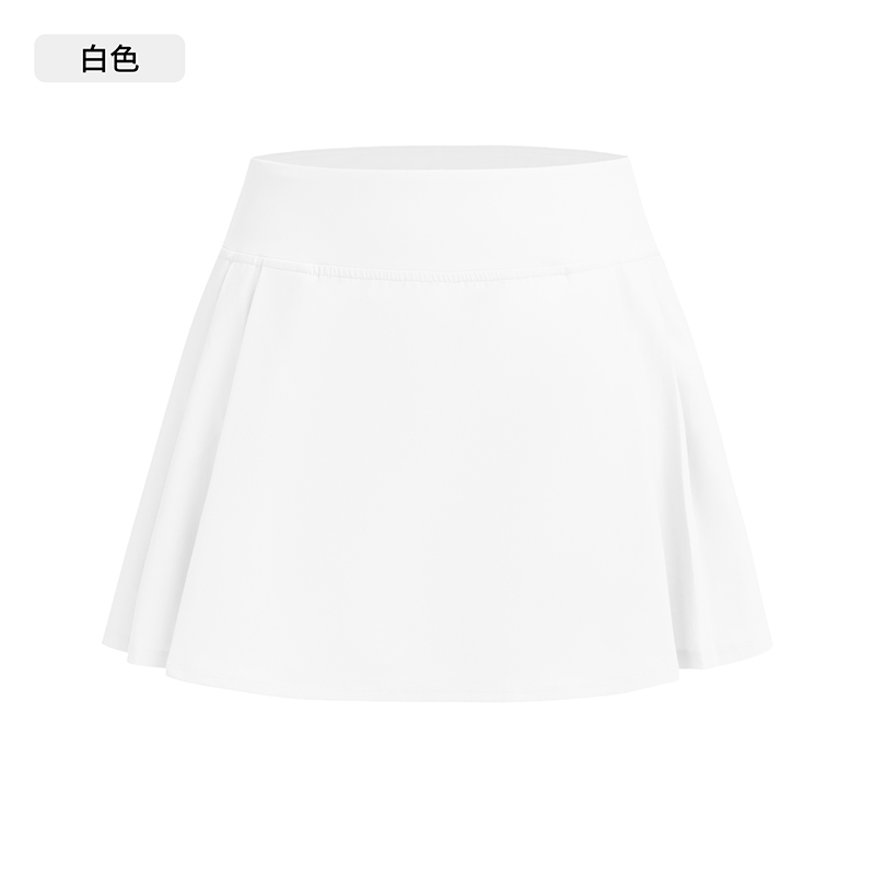 好的，我将根据你上传的图片生成一个美国亚马逊的英文标题。Women's High-Waisted Pleated Tennis Skirt, Flowy A-Line Athletic Skort for Running, Gym and Casual Wear