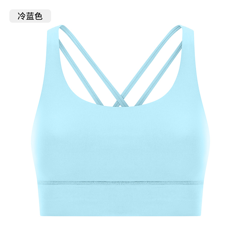 Women's Purple Racerback Sports Bra, High - Support Yoga Bra Top for Workout and Fitness