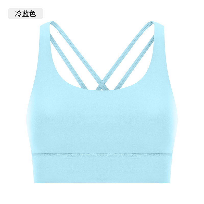 Women's Purple Racerback Sports Bra, High - Support Yoga Bra Top for Workout and Fitness