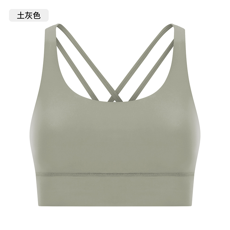 Women's Purple Racerback Sports Bra, High - Support Yoga Bra Top for Workout and Fitness