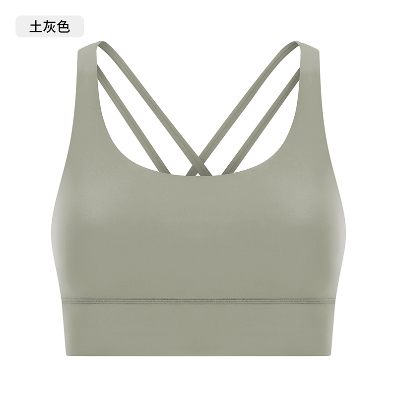 Women's Purple Racerback Sports Bra, High - Support Yoga Bra Top for Workout and Fitness