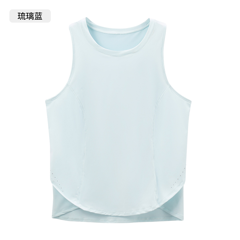 Women's Sleeveless Crew Neck Workout Tank Top, Loose Fit & Breathable Yoga Shirt for Gym, Running & Casual Wear