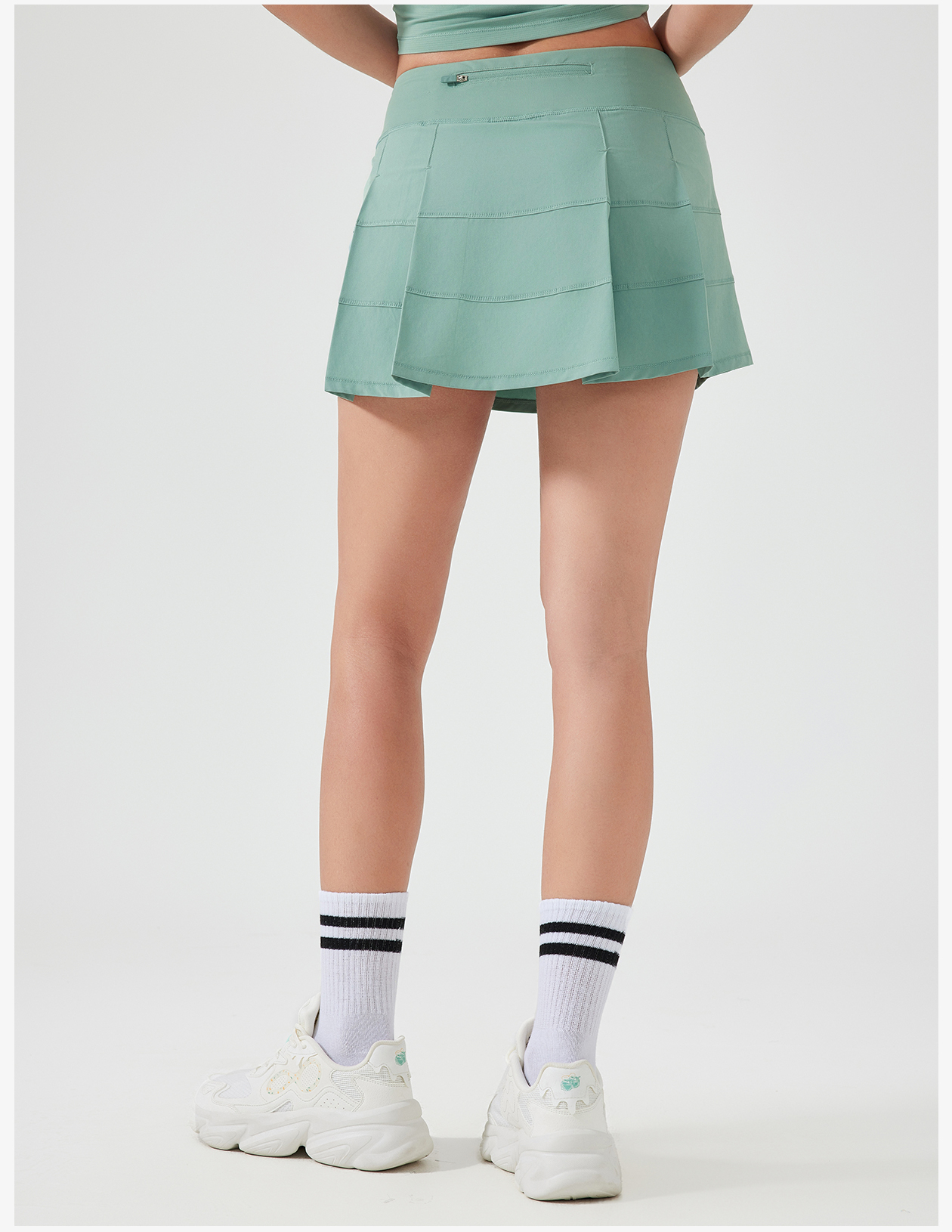Women's Pink Tennis Skirt, High - Waisted Athletic Golf Skort with Built - in Shorts