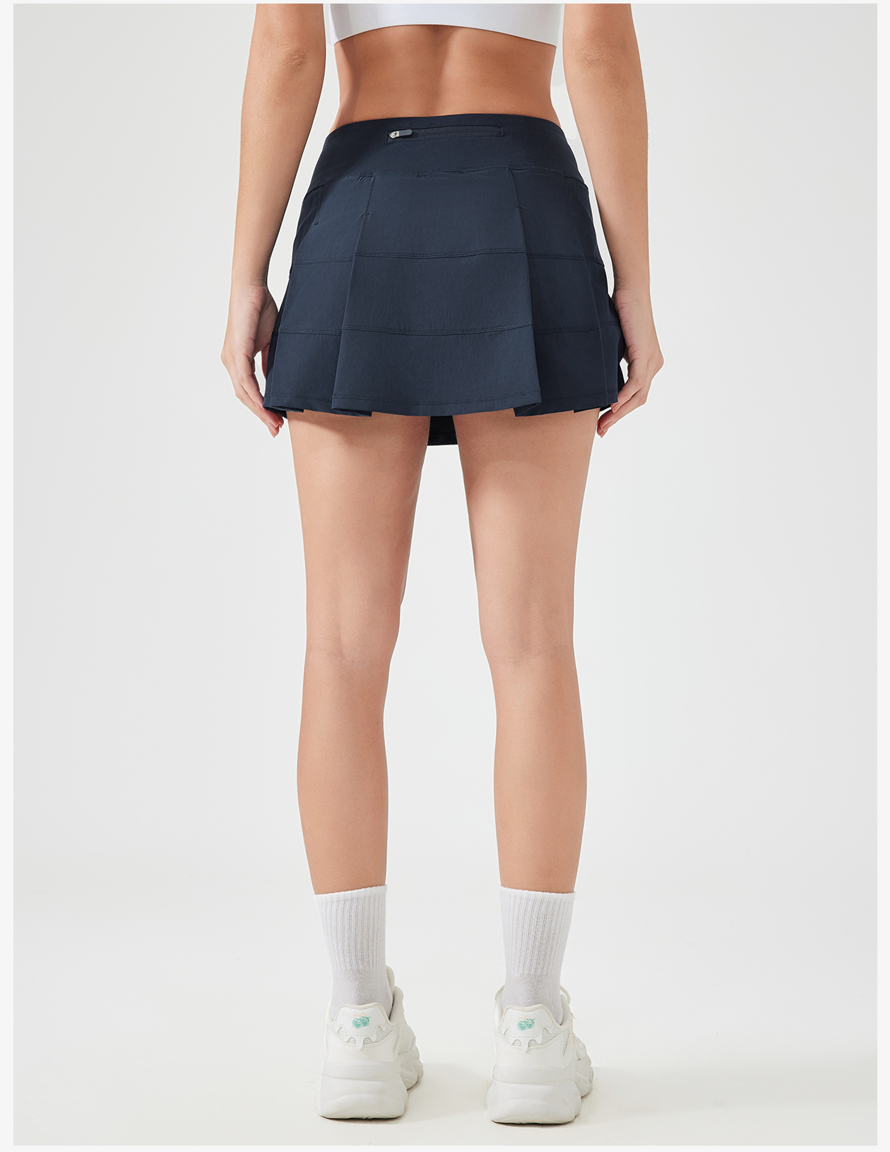 Women's Pink Tennis Skirt, High - Waisted Athletic Golf Skort with Built - in Shorts