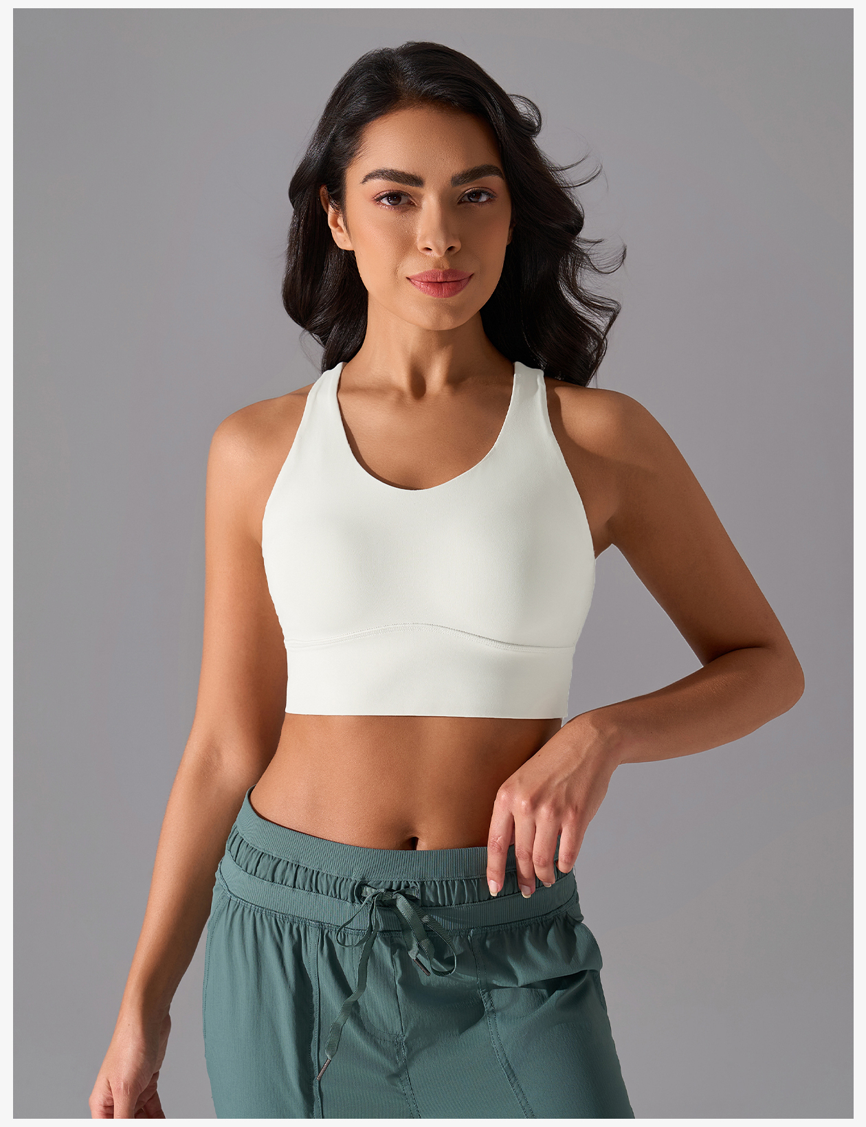 Women's Hot Pink Sleeveless Sports Bra, Medium Support Yoga Activewear Top