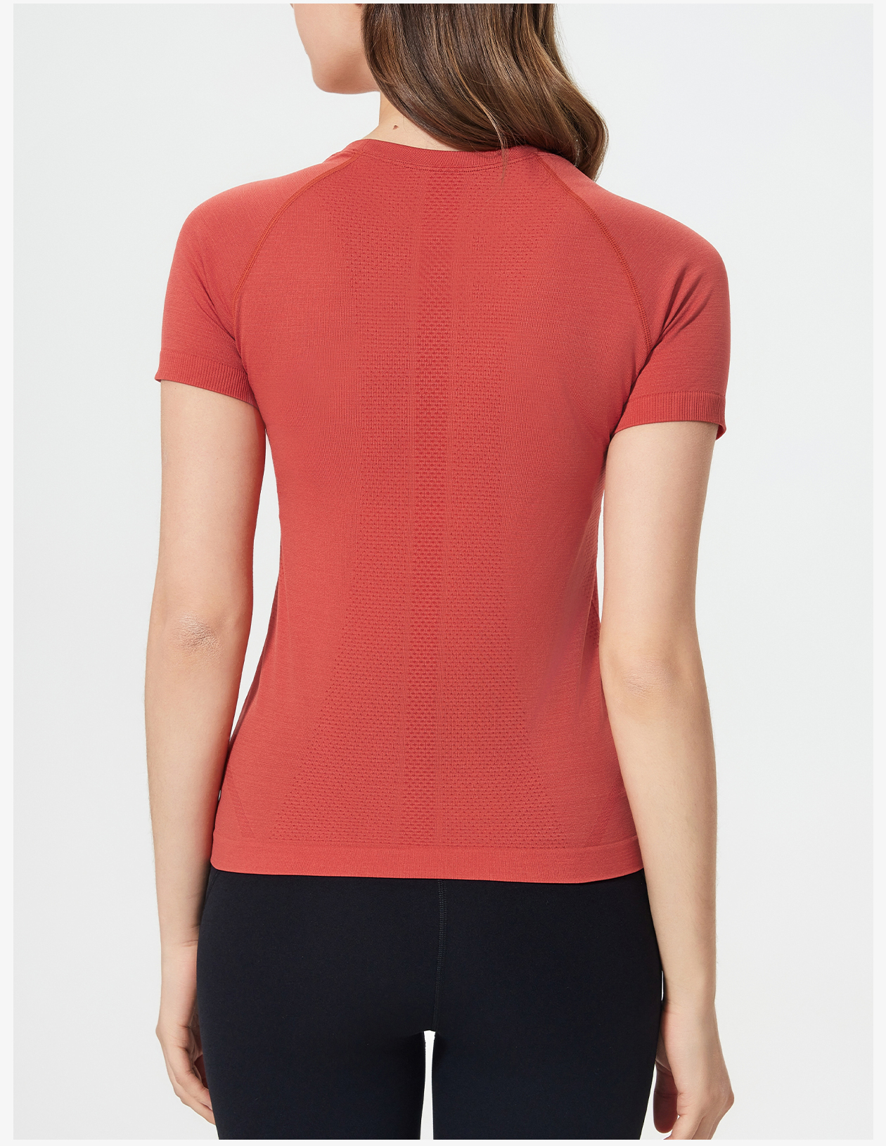 Women's Light Gray Short - Sleeve Seamless Workout Top, Breathable Athletic Shirt for Yoga & Fitness