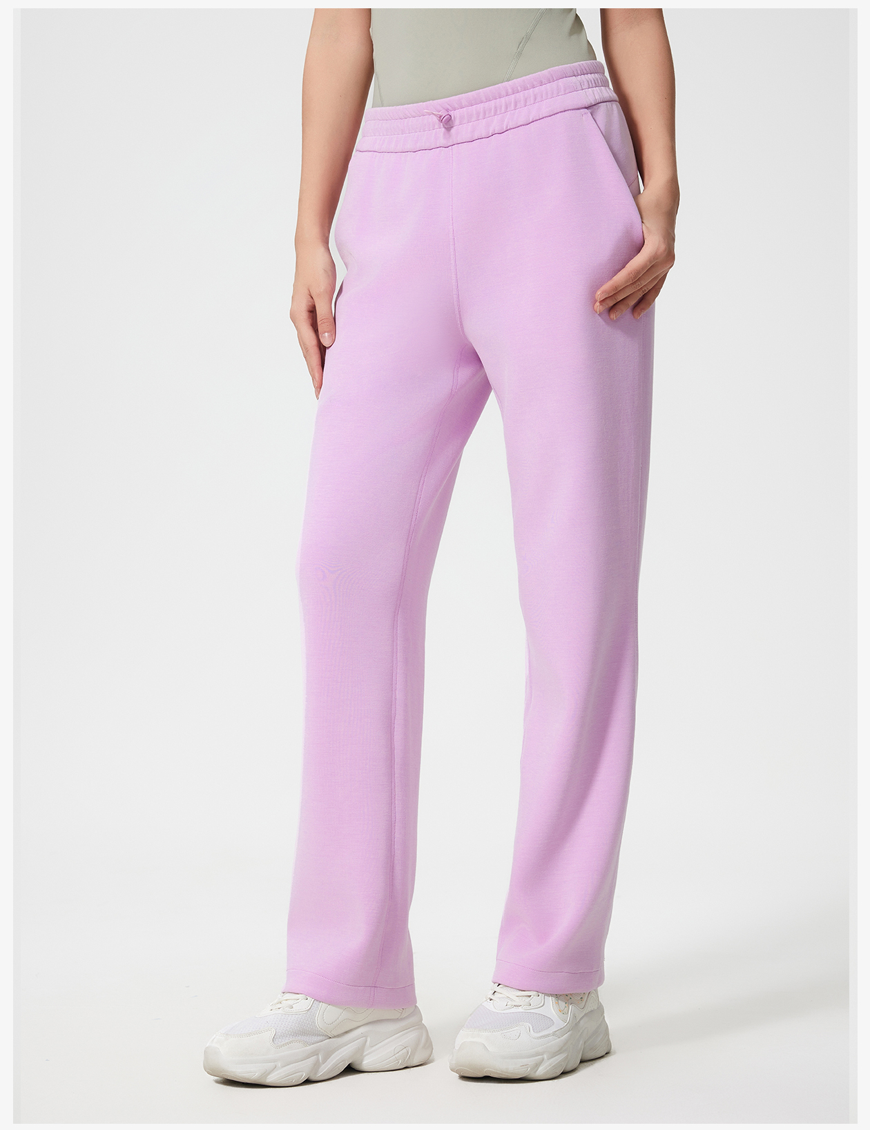 Women's Dark Gray Flared Leg Yoga Pants, High - Waisted with Pockets